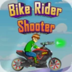 stunt bike rider race shooter android application logo